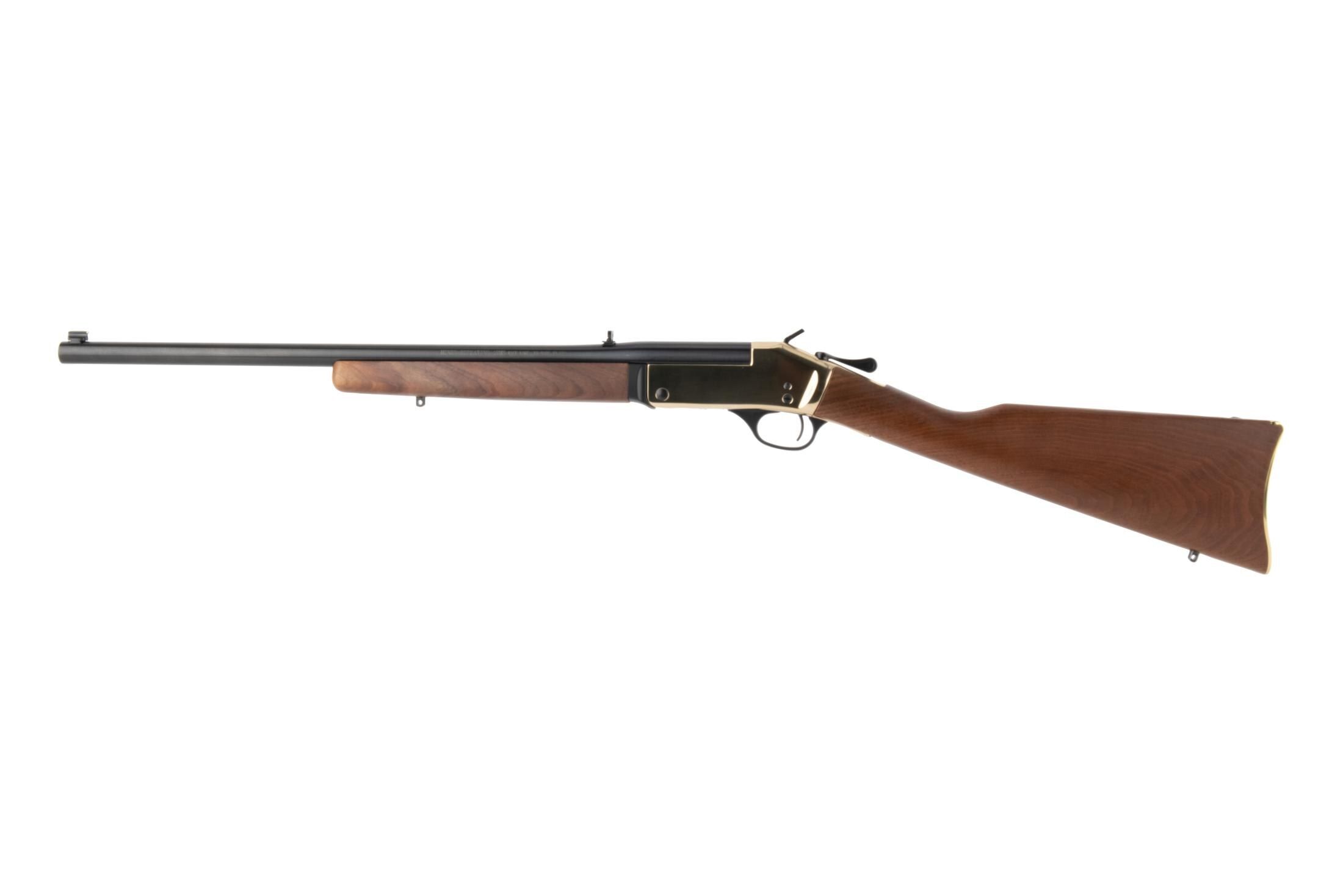 Henry Single Shot 44 Mag Brass Receiver Break-Open Rifle